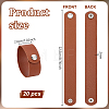 20Pcs PU Leather Wide Band Cord Bracelet BJEW-PH0004-74-2