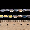 Electroplate Transparent Glass Beads EGLA-H112-06-HR08-4