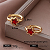 304 Stainless Steel Pave Cubic Zirconia Hoop Earrings for Women LD1323-2-1