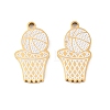 304 Stainless Steel Enamel Pendants STAS-Z190-07G-04-1