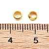 Brass Crimp Beads KK-S509-01G-06-3