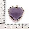 Transparent Glass Pendants KK-N283-01G-G-3