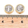 Two Tone Brass Beads KK-C162-088B-GP-3