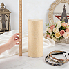 Wood Covered with Linen Headband Holder Organizer for Girls Women ODIS-WH0007-94-3