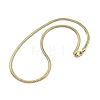 Brass Wheat Chain Necklaces for Women NJEW-U035-06G-4