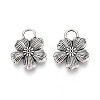 Tibetan Style Alloy Pendants TIBEP-T053-17AS-1