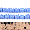 Opaque Spray Painted Glass Beads GLAA-ZX008-4mm-18W-4