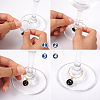 24Pcs 24 Style Alloy Enamel Wine Glass Charms AJEW-TAC00005-17