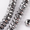 Non-magnetic Synthetic Hematite Beads Strands G-A140-10-1