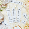 108Pcs Rectangle Paper Reserve Seat Tags Card AJEW-GO0005-34-4