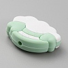 Cloud & Rainbow Food Grade Eco-Friendly Silicone Beads SIL-WH0014-33G-2