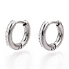 201 Stainless Steel Huggie Hoop Earrings X-STAS-S079-162B-1