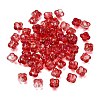 Electroplate Transparent Glass Beads GLAA-A045-03L-1