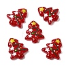 Christmas Theme Handmade Lampwork Beads LAMP-I027-07W-1