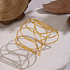 304 Stainless Steel Multi-Layer Wire Cuff Bangles YO5072-6