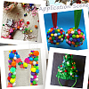 400Pcs Handmade DIY Doll Craft Pom Pom Balls FABR-SC0001-01A-02-6