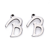 Tarnish Resistant 201 Stainless Steel Charms STAS-R105-B-1