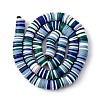 Handmade Polymer Clay Beads Strands CLAY-R089-8mm-T006-6