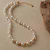 Vintage Shell Pearl Round Beaded Collar Necklaces for Women CD1286-2