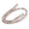 Natural Gray Agate Bead Strands X-G-R193-12-6mm-2