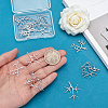 12Pcs 3 Colors Brass Pendants KK-PH0015-21-3