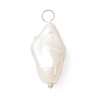 Natural Baroque Pearl Keshi Pearl Pendants X-PALLOY-JF02132-2