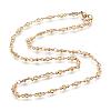 304 Stainless Steel Chain Necklaces STAS-P164-25G-1