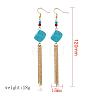Handmade Iron Acrylic Dangle Earrings for Women GE3753-6-2