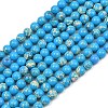 Natural Imperial Jasper Bead Strands G-P260-01-6mm-2
