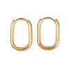 304 Stainless Steel Oval Hoop Earrings EJEW-K268-36G-4