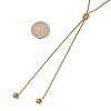 304 Stainless Steel Box Chain Lariat Necklaces NJEW-JN05887-3