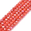 Electroplate Glass Beads Strands LS-EGLA-A044-P3mm-B21-1