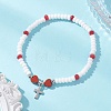 304 Stainless Steel Tiny Charm Bracelets BJEW-MZ00325-02-1