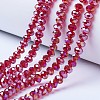 Electroplate Glass Beads Strands LS-EGLA-A034-T6mm-B07-1