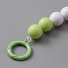 Plastic Round Beaded Bag Handles FIND-WH0111-79D-2