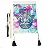 Cloth Wall Hanging Tapestry HJEW-M003-02B-4