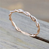 Alloy and Crystal Rhinestone Finger Rings FS-WGF6D8C-12-2