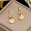 304 Stainless Steel Hoop Earrings WG1DE27-01-2