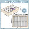 20-Slot Wood Bracelet Bangle Display Trays AJEW-WH0816-546A-2