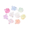 UV Plating Transparent Acrylic Beads OACR-Q204-11-1