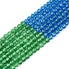 Transparent Glass Beads Strands GLAA-N074-01A-09-2
