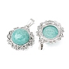 Natural Amazonite Pendants GG-CBA0251-09B-P-2