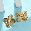 201 Stainless Steel Stud Earrings EJEW-D354-08G-06-3