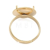 Adjustable Brass 4 Prong Ring Settings KK-K414-04D-G-3