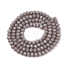 Opaque Solid Color Imitation Jade Glass Beads Strands LS-EGLA-A044-P3mm-D10-3