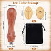 1Pc Golden Tone Brass Stamp Head DIY-CP0007-87I-2