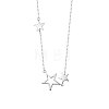 SHEGRACE Rhodium Plated 925 Sterling Silver Pendant Necklace JN729A-1