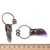 Natural Amethyst Big Pendants G-H332-06R-01-3