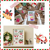 16Pcs 16 Styles Christmas Theme PET Plastic Hollow Out Drawing Painting Stencils Templates DIY-WH0387-80-5