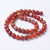 Natural Agate Beads Strands G-G754-06-8mm-2